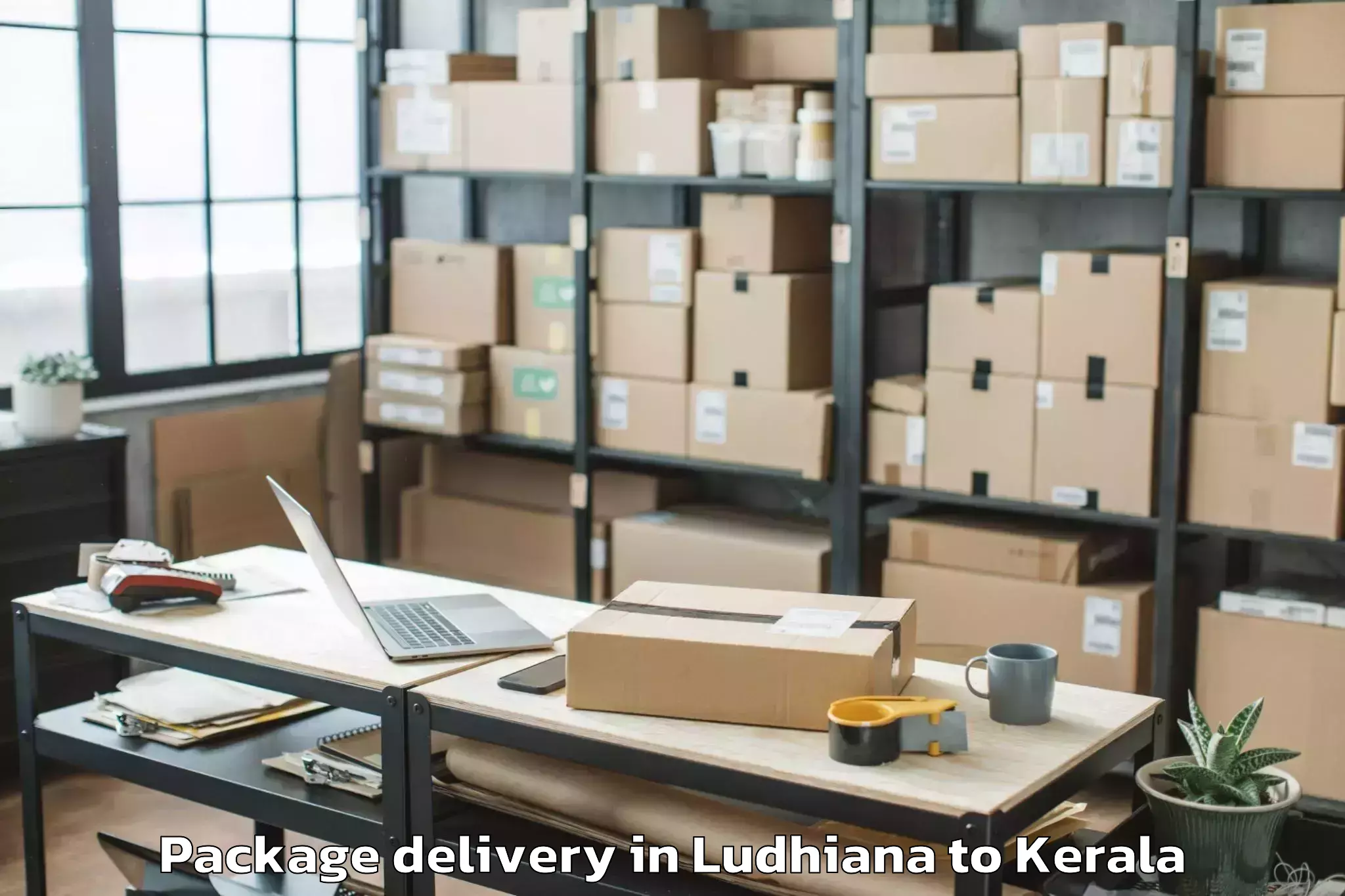 Book Ludhiana to Panthalam Package Delivery Online